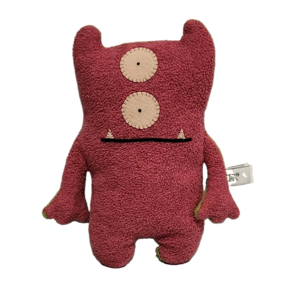 Ugly Doll Bop N Beep Reversible Green/Pink 8" Plush 2005